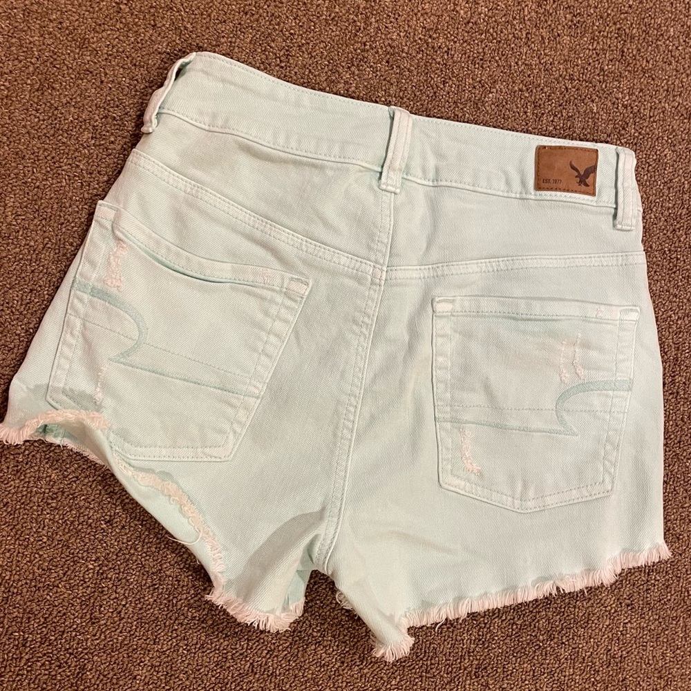 5 for $25 ❄️ American Eagle Mint Green Shorts Size 2 - Picture 4 of 7